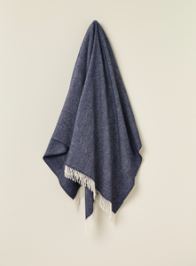 Bronte - Herringbone Navy Throw