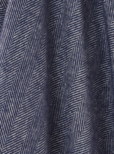 Load image into Gallery viewer, Bronte - Herringbone Navy Throw
