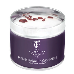 Country Candle - Pomegranate & Cashmere Tin Candle