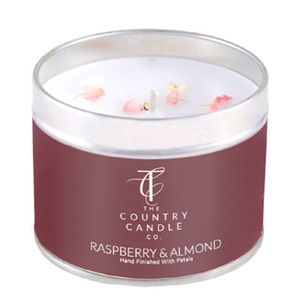 Country Candle - Raspberry & Almond Tin Candle