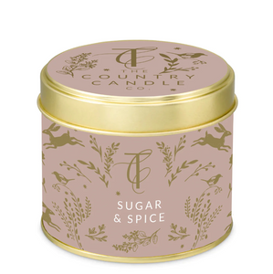Country Candle - Sugar & Spice Tin Candle