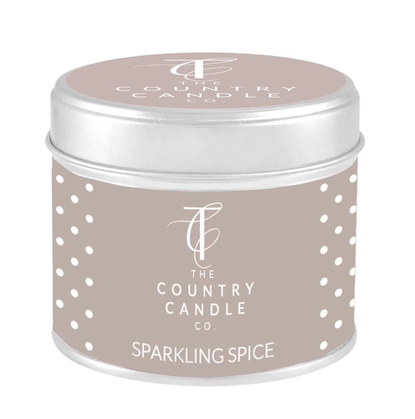 Country Candle - Sparkling Spice Tin Candle