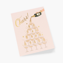 Load image into Gallery viewer, Rifle Paper Co Champagne Tower Cheers
