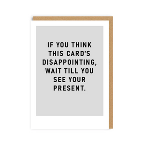Ohh Deer Disappointing Card