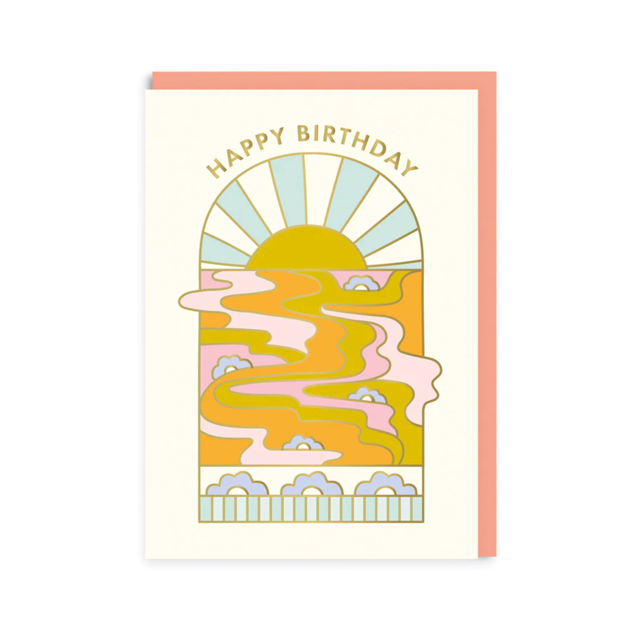Ohh Deer Sunrise Birthday Card