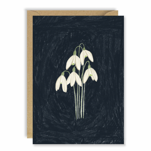 Joy Nevada Snowdrop Blank Card