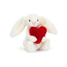 Load image into Gallery viewer, Jellycat Red Love Heart Bunny
