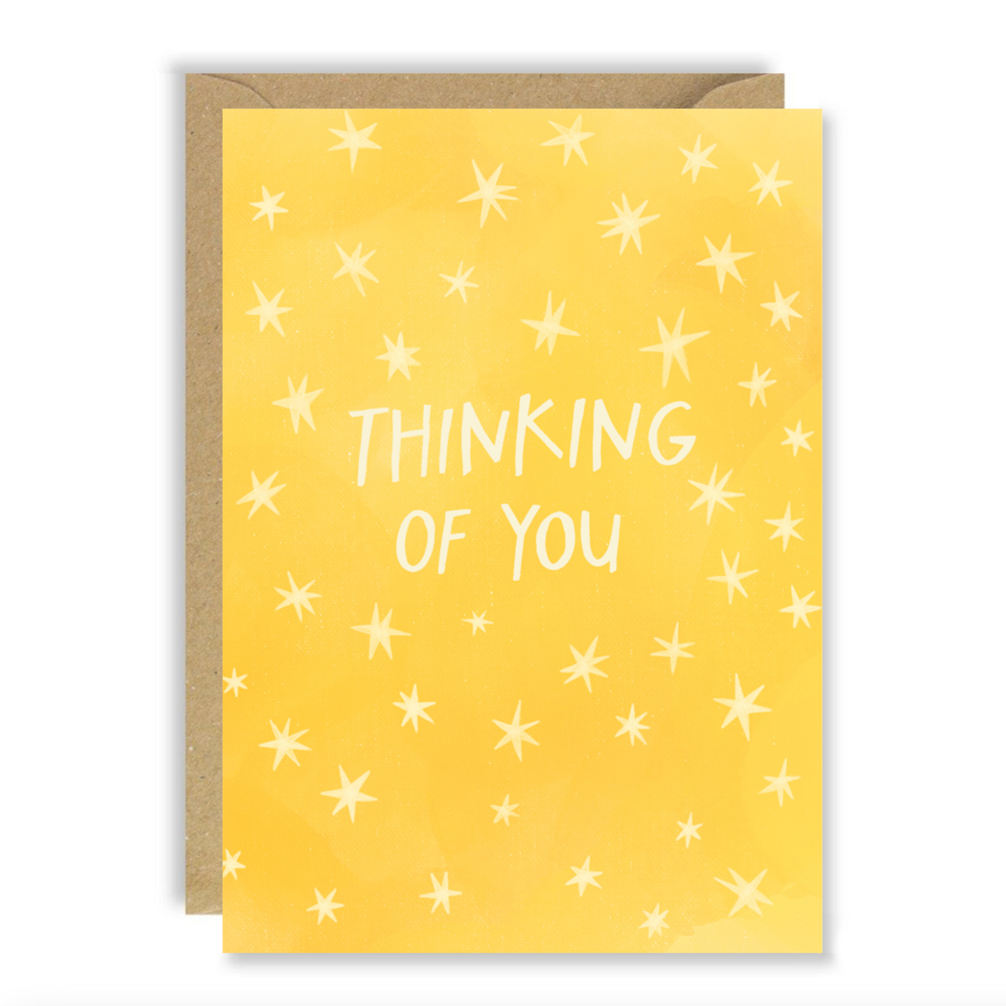 Joy Nevada Thinking Of You Yellow Stars Card