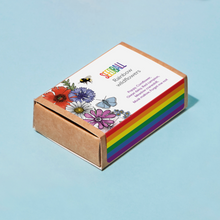 Load image into Gallery viewer, Seedball Rainbow Wildflowers Seed Box

