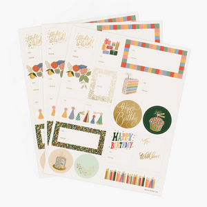 Rifle Paper Co Birthday Cake Stickers