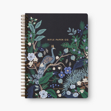 Load image into Gallery viewer, Rifle Paper Co Peacock Spiral Notebook
