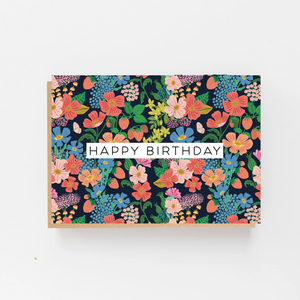 Lomond Paper Co Summer Black Birthday Card
