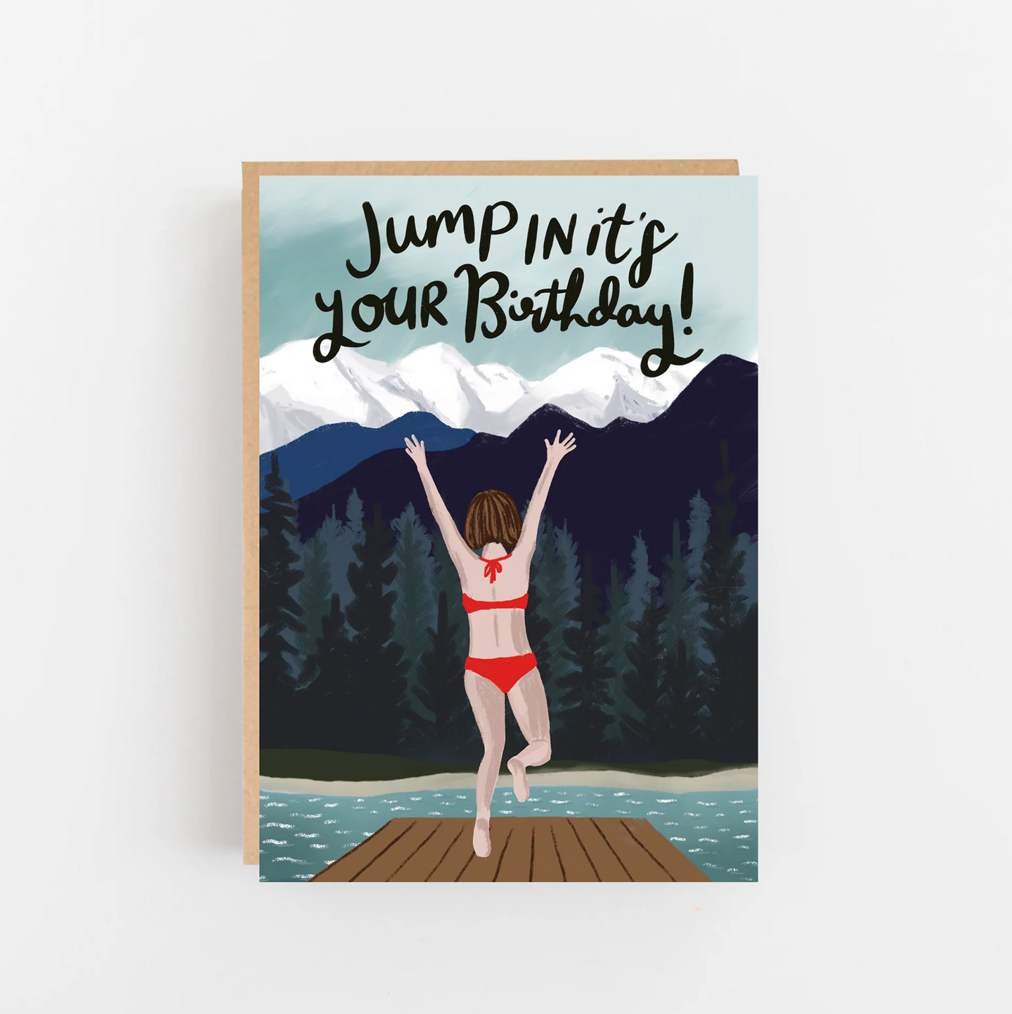 Lomond Paper Co Jump In Birthday Card