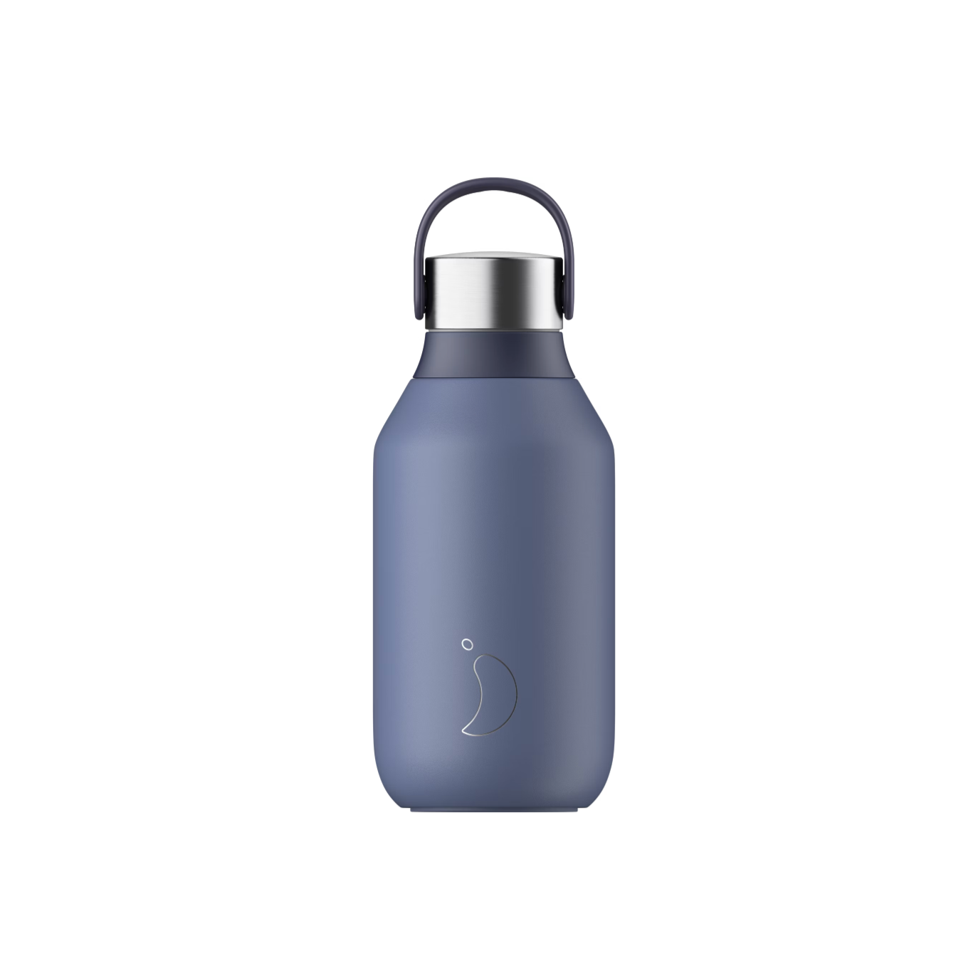 Chillys Bottle 350ml Whale Blue