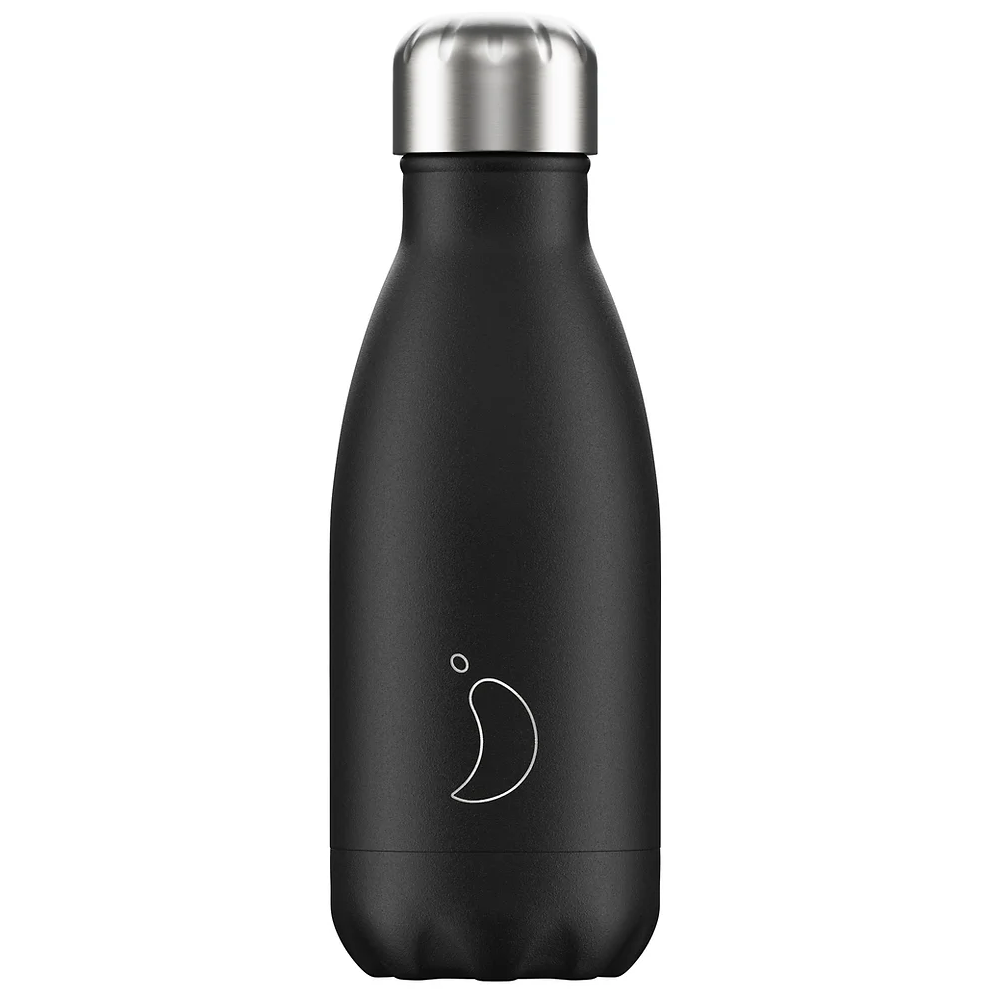 Chillys 260ml Bottle All Black