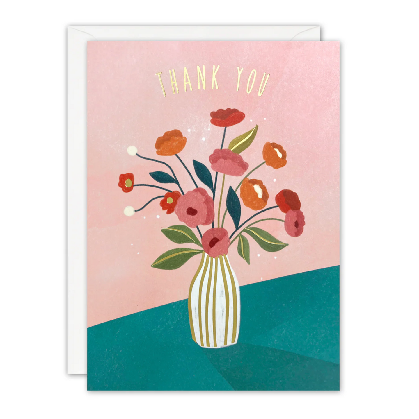 James Ellis Thank You Flowers Sunbeams Card