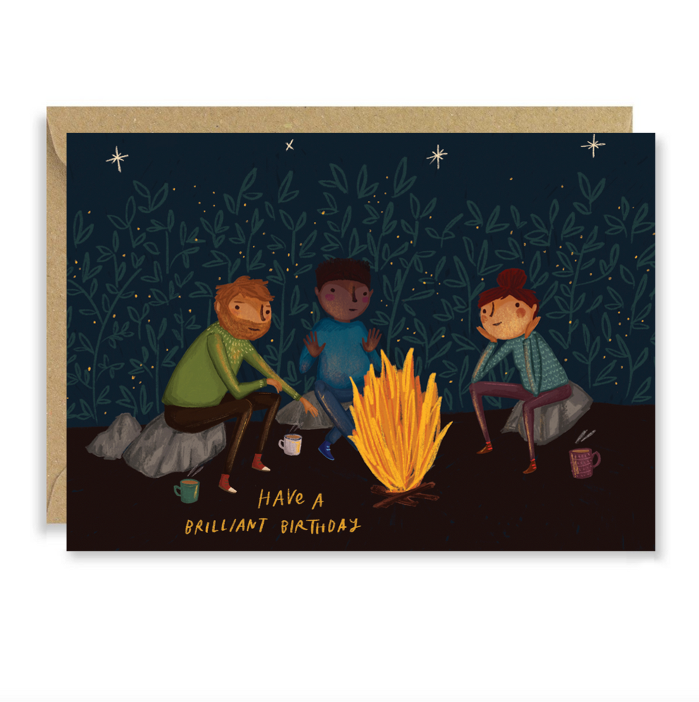 Joy Nevada Bonfire Bday Card