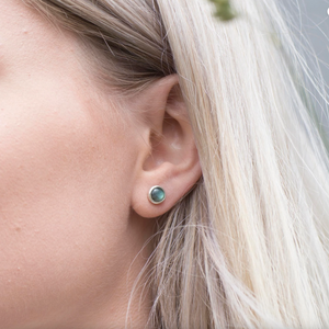 Alison Moore Labradorite Gemstone Studs
