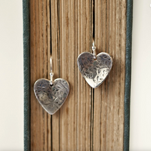 Load image into Gallery viewer, Alison Moore Rose Garden Heart Drop Earrings
