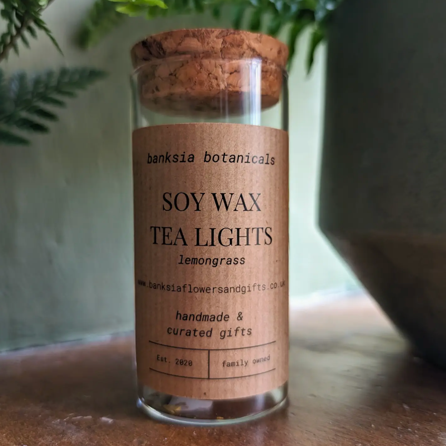 Banksia Botanicals Lemongrass Tealights