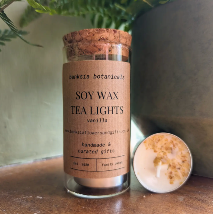 Banksia Botanicals Vanilla Soy Wax Tealights