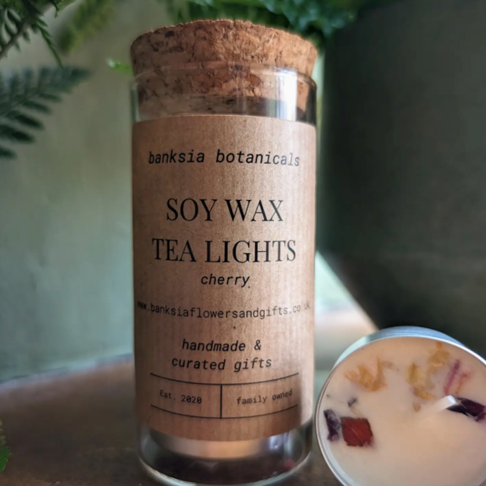 Banksia Botanicals Cherry Soy Wax Tealights
