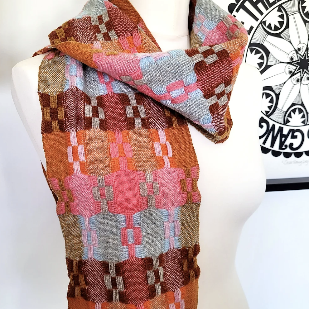 Aamos Mermaids Purse Scarf - Peach