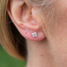 Load image into Gallery viewer, Lucy Kemp Mini Square Studs
