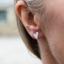 Load image into Gallery viewer, Lucy Kemp Tilted Heart Studs

