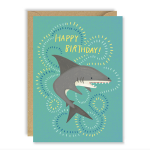 Joy Nevada Shark Birthday Card