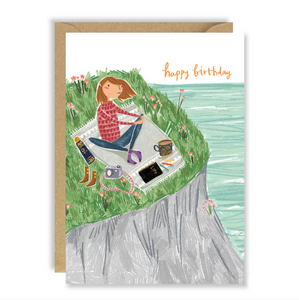 Joy Nevada Clifftop Birthday Card