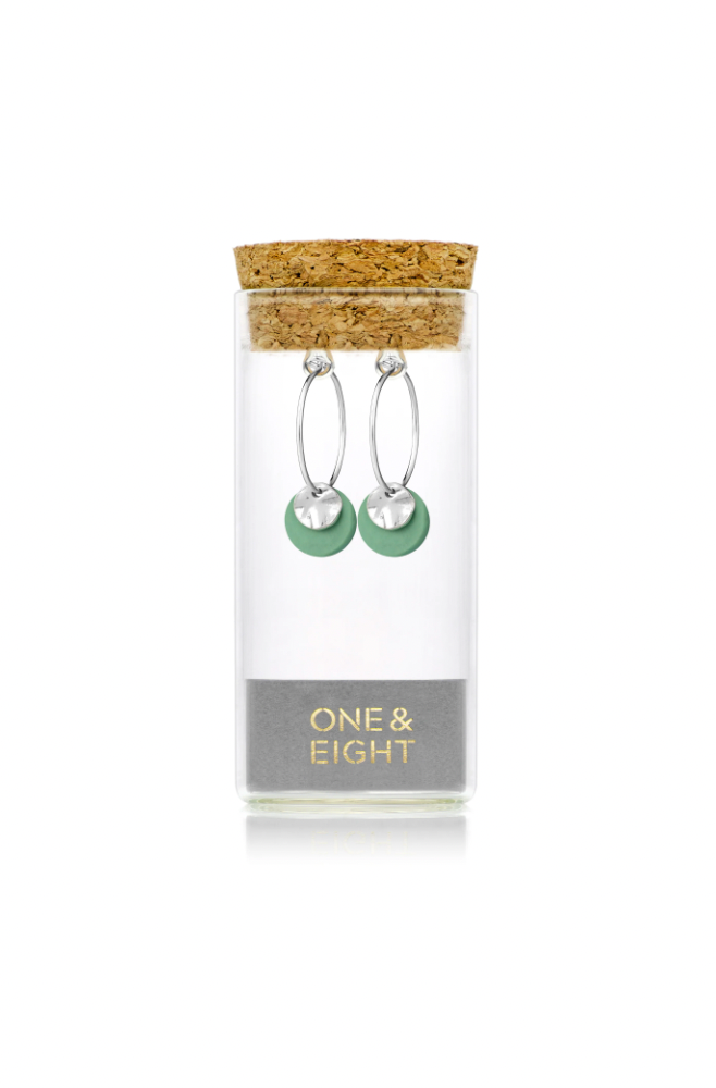 One & Eight Clover Iris Earrings