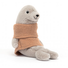 Load image into Gallery viewer, Jellycat Cozy Crew Seal
