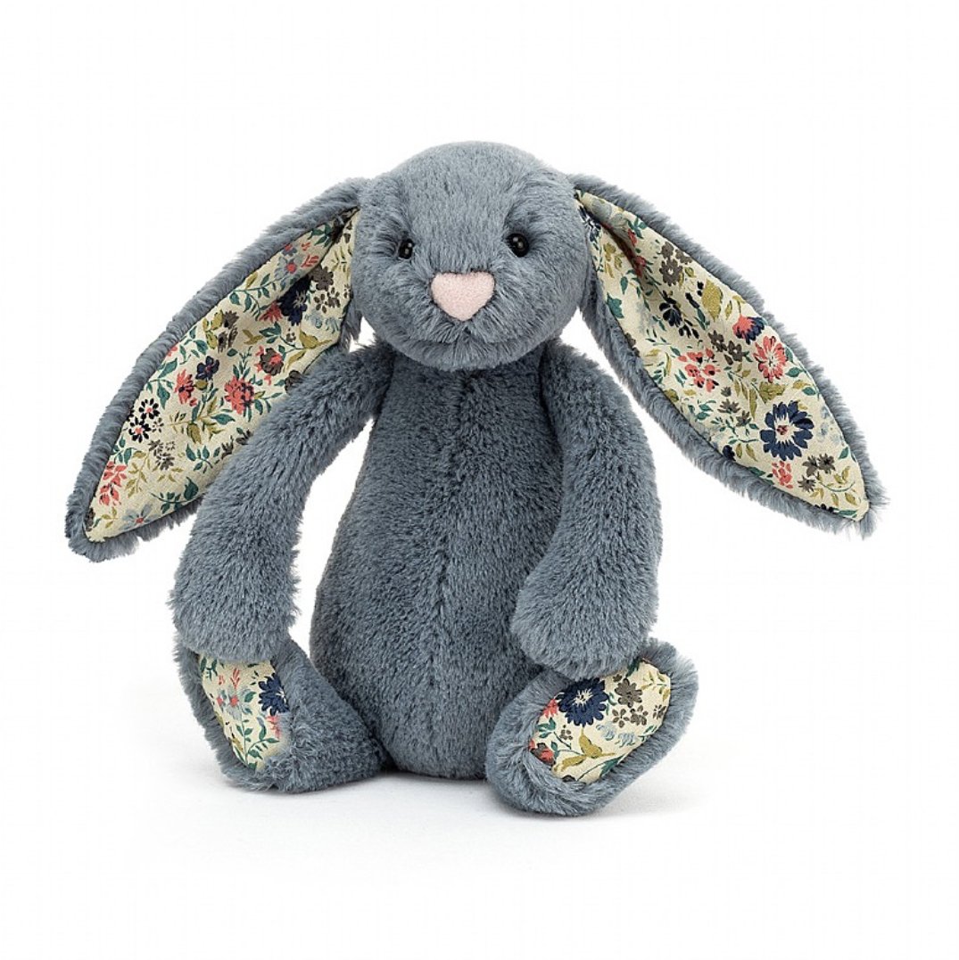 Jellycat Blossom Dusky Blue Bunny