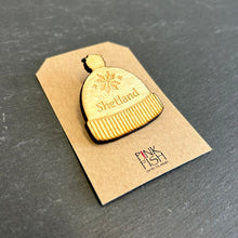 Load image into Gallery viewer, Pink Fish Shetland Star Hat Brooch
