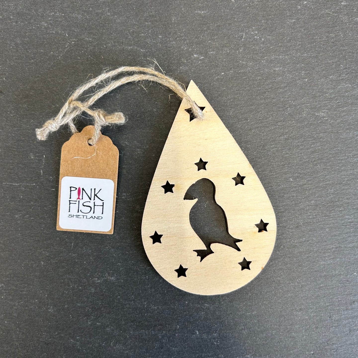 Pink Fish Puffin Hanging Decoration