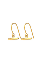 Load image into Gallery viewer, One &amp; Eight Gold Willow Hook Earrings
