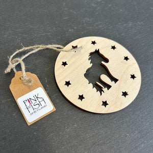 Pink Fish Pony Hanging Decoration