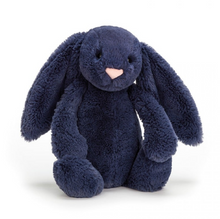 Load image into Gallery viewer, Jellycat Bashful Navy Bunny Medium
