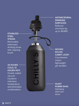 Load image into Gallery viewer, Chillys - S2 Flip - 1L - Black
