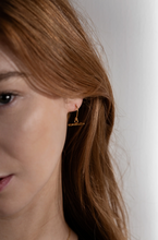 Load image into Gallery viewer, One &amp; Eight Gold Willow Hook Earrings
