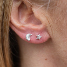 Load image into Gallery viewer, Lucy Kemp Mini Moon &amp; Stars Studs
