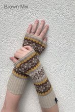 Load image into Gallery viewer, Funky Fair Isle Wrist Warmers
