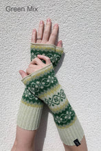 Load image into Gallery viewer, Funky Fair Isle Wrist Warmers
