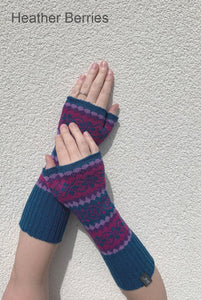 Funky Fair Isle Wrist Warmers