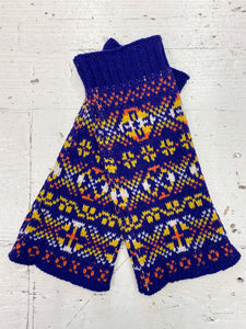 Aunty Mays Fair Isle Wrist Warmers