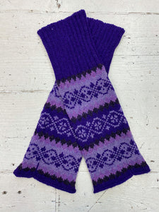 Funky Fair Isle Wrist Warmers