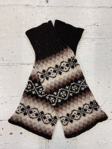 Funky Fair Isle Wrist Warmers