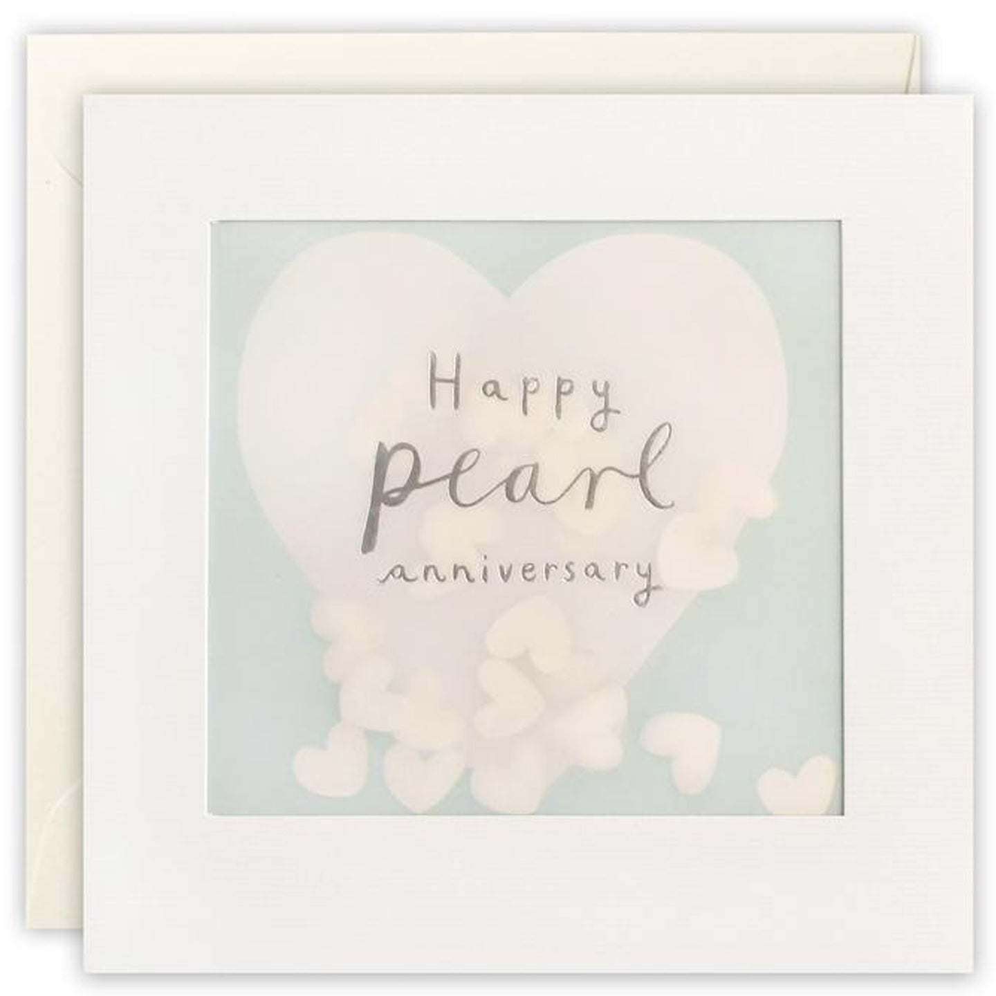 Pearl Anniversary - Paper Hearts