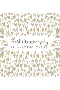 TAF Pearl Anniversary Heart